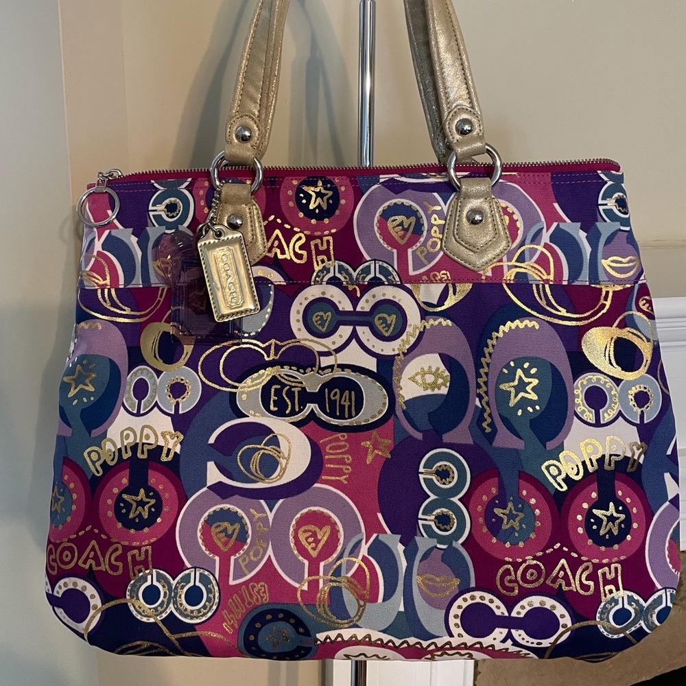 Authentic Coach Poppy Purse
